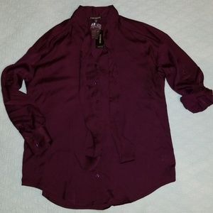 Express Bow-Tie Button Down Shirt